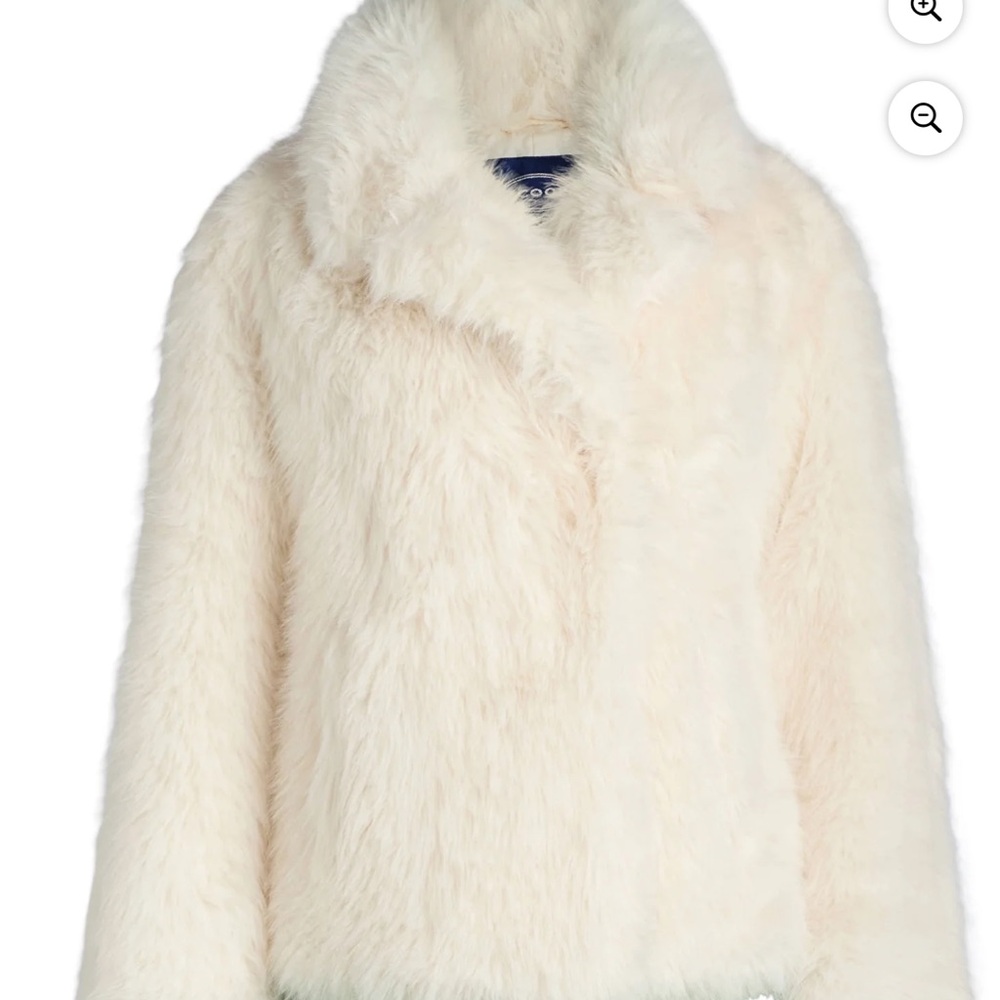 Trending White Faux Fur Coat